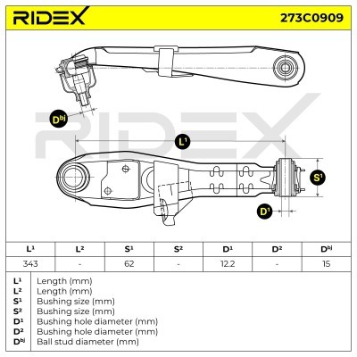 Wahacz RIDEX 273C0909 273C0909 - foto 5