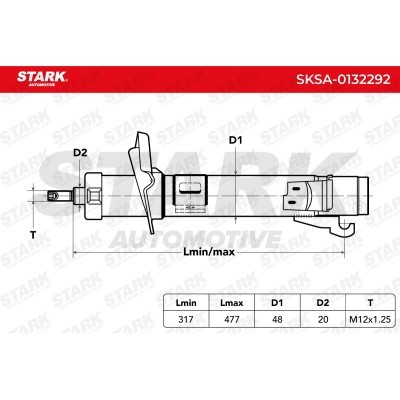 Amortyzator Stark SKSA-0132292 SKSA-0132292 - foto 5