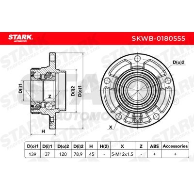 Łożysko Koła Stark SKWB-0180555 SKWB-0180555 - foto 4