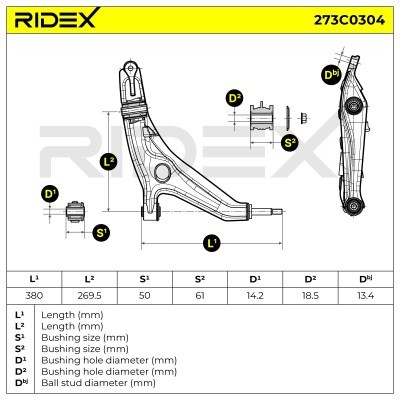 Wahacz RIDEX 273C0304 273C0304 - foto 6