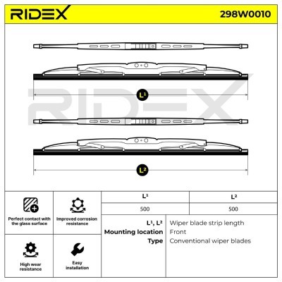Pióro Wycieraczki RIDEX 298W0010 298W0010 - foto 5