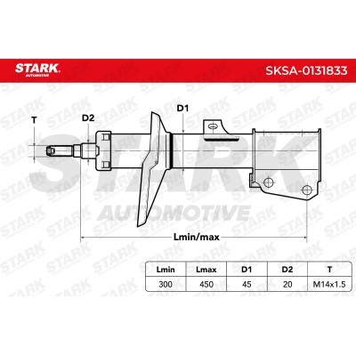 Amortyzator Stark SKSA-0131833 SKSA-0131833 - foto 3