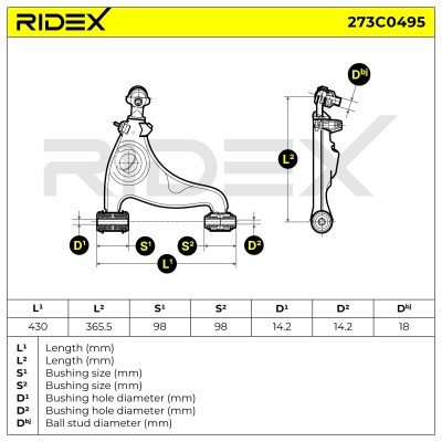 Wahacz RIDEX 273C0495 273C0495 - foto 4