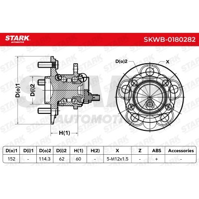Łożysko Koła Stark SKWB-0180282 SKWB-0180282 - foto 2