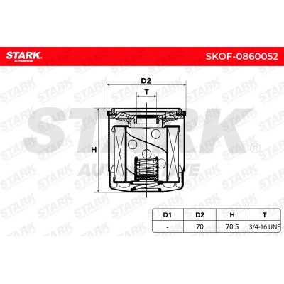 Filtr Oleju Stark SKOF-0860052 SKOF-0860052 - foto 6