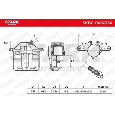 Zacisk Hamulcowy Stark SKBC-0460754 SKBC-0460754 - foto 6