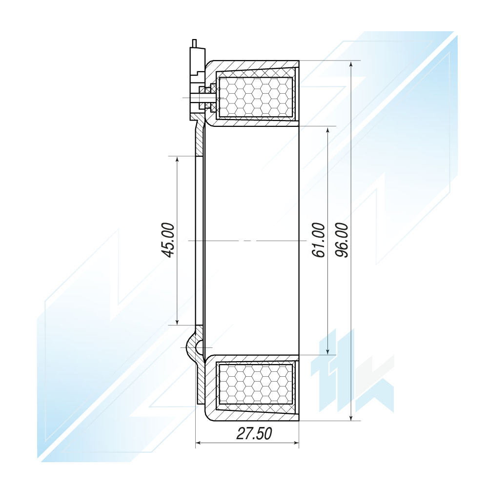 Elektromagnes Sprężarki Klimatyzacji SANDEN 6V10 Opel, 12V 116S6V0200 - foto 3