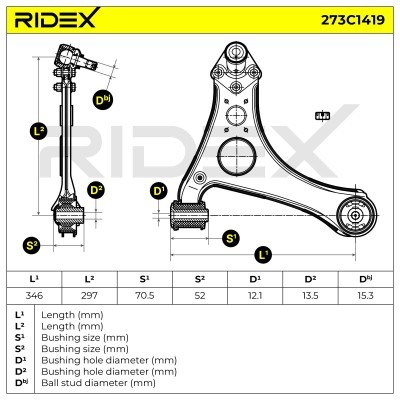Wahacz RIDEX 273C1419 273C1419 - foto 7