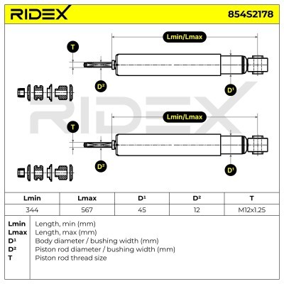 Amortyzator RIDEX 854S2178 854S2178 - foto 5