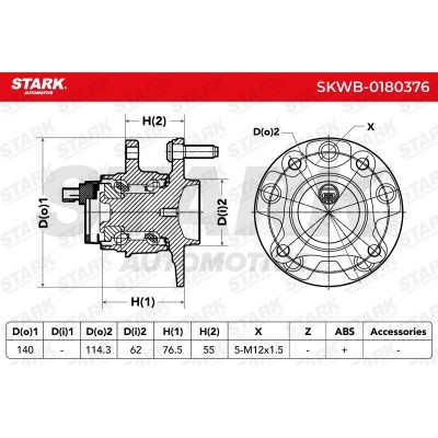 Łożysko Koła Stark SKWB-0180376 SKWB-0180376 - foto 3