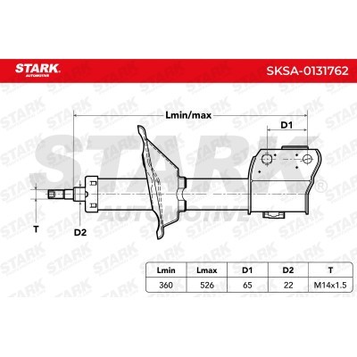 Amortyzator Stark SKSA-0131762 SKSA-0131762 - foto 3