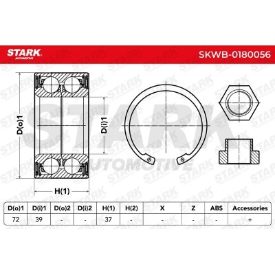 Łożysko Koła Stark SKWB-0180056 SKWB-0180056 - foto 6