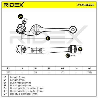 Wahacz RIDEX 273C0345 273C0345 - foto 5