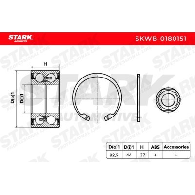 Łożysko Koła Stark SKWB-0180151 SKWB-0180151 - foto 3