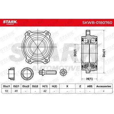 Łożysko Koła Stark SKWB-0180760 SKWB-0180760 - foto 6