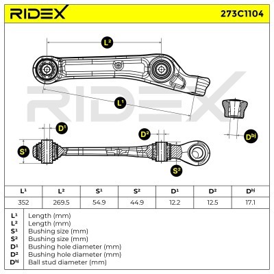 Wahacz RIDEX 273C1104 273C1104 - foto 7