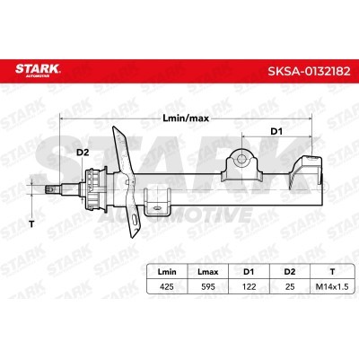 Amortyzator Stark SKSA-0132182 SKSA-0132182 - foto 6