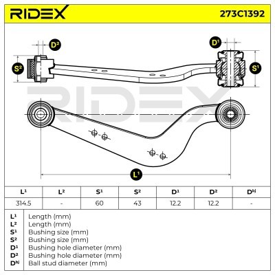 Wahacz RIDEX 273C1392 273C1392 - foto 6