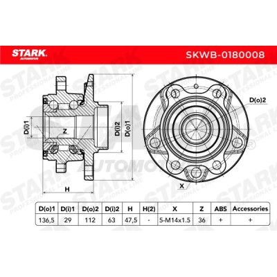 Łożysko Koła Stark SKWB-0180008 SKWB-0180008 - foto 6