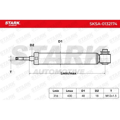 Amortyzator Stark SKSA-0132174 SKSA-0132174 - foto 3