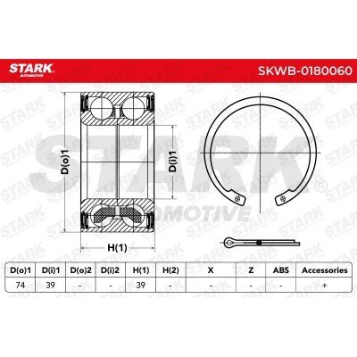 Łożysko Koła Stark SKWB-0180060 SKWB-0180060 - foto 3