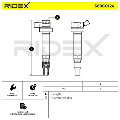 Cewka Zapłonowa RIDEX 689C0124 689C0124 - foto 4