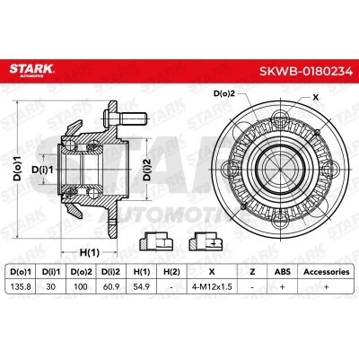 Łożysko Koła Stark SKWB-0180234 SKWB-0180234 - foto 5
