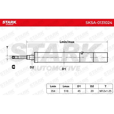 Amortyzator Stark SKSA-0131024 SKSA-0131024 - foto 3