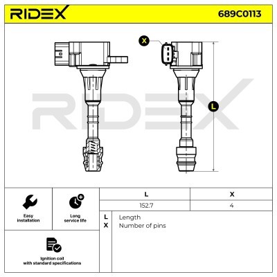 Cewka Zapłonowa RIDEX 689C0113 689C0113 - foto 7