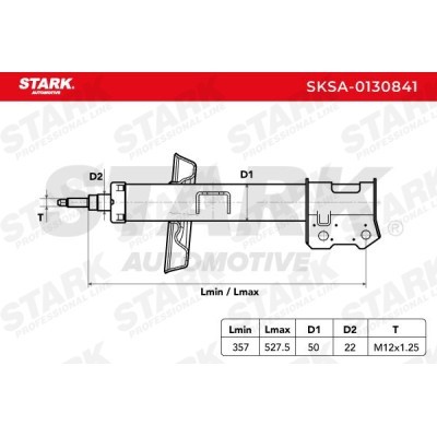 Amortyzator Stark SKSA-0130841 SKSA-0130841 - foto 3