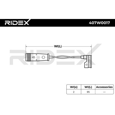 Czujnik Klockow RIDEX 407W0017 407W0017 - foto 7