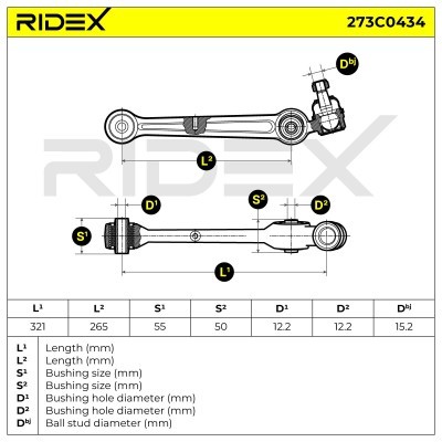 Wahacz RIDEX 273C0434 273C0434 - foto 6