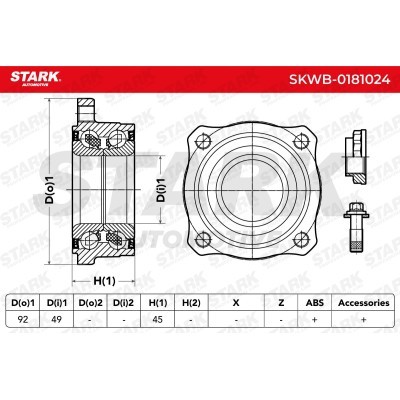 Łożysko Koła Stark SKWB-0181024 SKWB-0181024 - foto 6