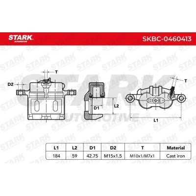 Zacisk Hamulcowy Stark SKBC-0460413 SKBC-0460413 - foto 7