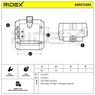 Cewka Zapłonowa RIDEX 689C0283 689C0283 - foto 5