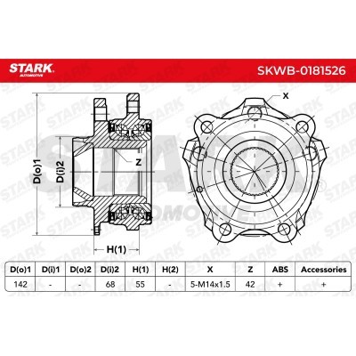 Łożysko Koła Stark SKWB-0181526 SKWB-0181526 - foto 3