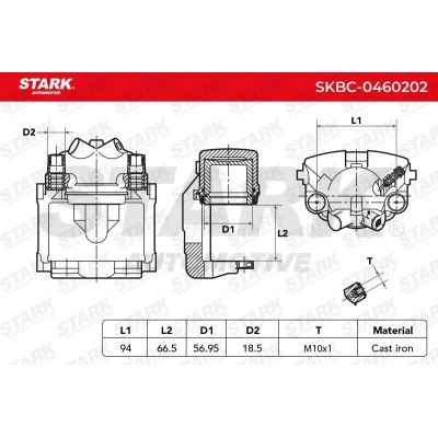 Zacisk Hamulcowy Stark SKBC-0460202 SKBC-0460202 - foto 4