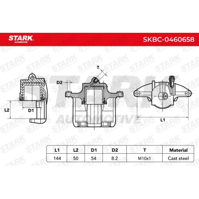 Zacisk Hamulcowy Stark SKBC-0460658 SKBC-0460658 - foto 5