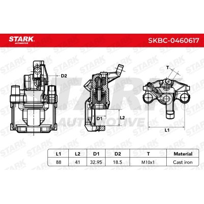 Zacisk Hamulcowy Stark SKBC-0460617 SKBC-0460617 - foto 6