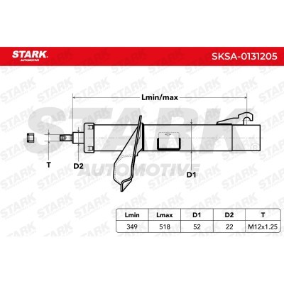 Amortyzator Stark SKSA-0131205 SKSA-0131205 - foto 3