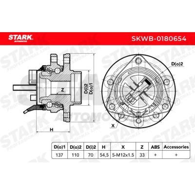 Łożysko Koła Stark SKWB-0180654 SKWB-0180654 - foto 7
