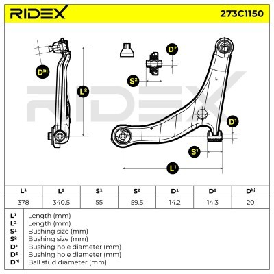 Wahacz RIDEX 273C1150 273C1150 - foto 8
