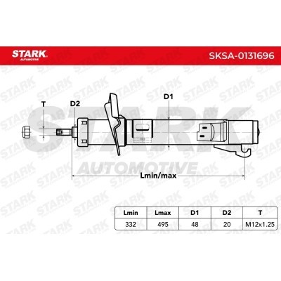 Amortyzator Stark SKSA-0131696 SKSA-0131696 - foto 3