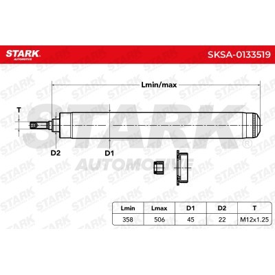 Amortyzator Stark SKSA-0133519 SKSA-0133519 - foto 7