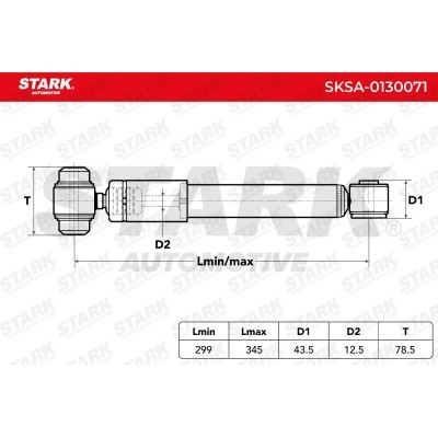 Amortyzator Stark SKSA-0130071 SKSA-0130071 - foto 3