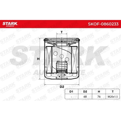Filtr Oleju Stark SKOF-0860233 SKOF-0860233 - foto 6