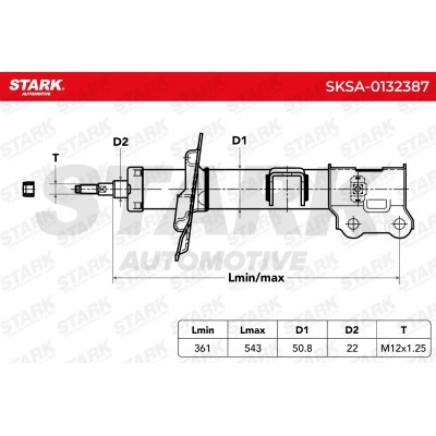 Amortyzator Stark SKSA-0132387 SKSA-0132387 - foto 4