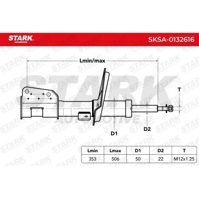 Amortyzator Stark SKSA-0132616 SKSA-0132616 - foto 8