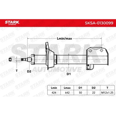 Amortyzator Stark SKSA-0130099 SKSA-0130099 - foto 4