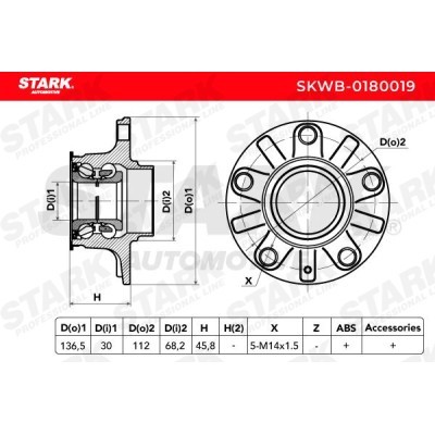 Łożysko Koła Stark SKWB-0180019 SKWB-0180019 - foto 4
